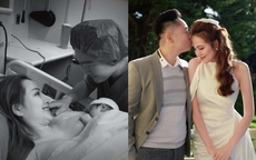 Chồng thứ 3 của Diễm Hương vỡ òa khi chứng kiến vợ sinh con