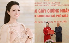 Đời thực kín tiếng của nữ NSƯT dòng nhạc đỏ vừa được phong hàm Phó giáo sư