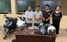 Triệt phá nhóm đối tượng trộm cắp và tiêu thụ xe máy liên tỉnh