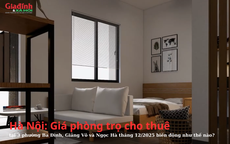 Hà Nội: Giá phòng trọ cho thuê tại 3 phường Ba Đình, Giảng Võ và Ngọc Hà tháng 12/2025 biến động như thế nào?