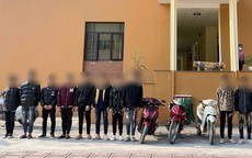 Phạt hơn 90 triệu, tạm giữ 13 xe mô tô của nhóm thanh thiếu niên vi phạm giao thông