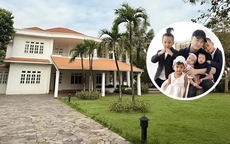 Nhà thiết kế đình đám trong showbiz Việt tiết lộ lý do đưa các con về biệt thự rộng 2000m2