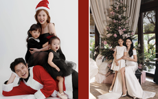 Khoảnh khắc Giáng sinh ấm áp của gia đình nghệ sĩ Việt