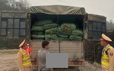 Phát hiện xe tải vận chuyển hơn 5,7 tấn nguyên liệu thuốc lá không rõ nguồn gốc