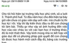 Trường thiếu giáo viên Tiếng Anh, phụ huynh lo con 'lấy đâu ra kiến thức để làm bài' thi học kỳ