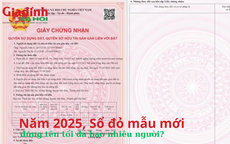 Năm 2025, Sổ đỏ mẫu mới đứng tên tối đa bao nhiêu người?