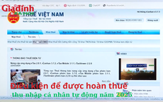 Điều kiện để được hoàn thuế thu nhập cá nhân tự động năm 2025