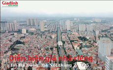 Diễn biến giá nhà riêng tại Hà Đông, Hà Nội tháng 2/2025