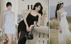 4 kiểu váy 'bánh bèo' được Hoa hậu Thanh Thủy lăng xê