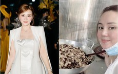 Mẹ 3 con Vy Oanh khoe bữa ăn đúng chất cơm nhà
