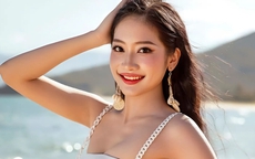Cô gái Thanh Hóa cao 1,75 m có đôi chân thẳng tắp ở Hoa hậu Việt Nam