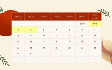Lễ Quốc khánh 2/9/2025 được nghỉ mấy ngày?