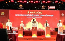 Dự án nhà ở xã hội quy mô 1.100 căn ở Nam Định mới được khởi công có gì đặc biệt?