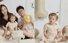 Biểu cảm hài hước của bé Thị Tằm nhà Thu Quỳnh khi chính thức 'có tuổi'