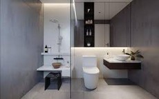 Cách thiết kế vách ngăn cho nhà vệ sinh nhỏ hẹp