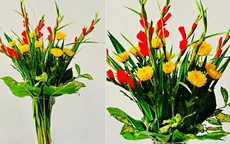Bí quyết cắm hoa lay ơn đỏ đẹp và lâu tàn để trưng bàn thờ để cầu may