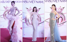 Thảm đỏ Hoa hậu Việt Nam 2024: Đỗ Thị Hà, Trần Tiểu Vy và dàn chân dài so kè nhan sắc