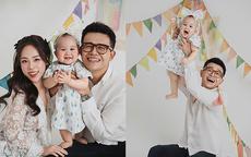 Con gái tròn 1 tuổi siêu đáng yêu của MC Đức Bảo 