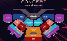 Bất ngờ sơ đồ sân khấu và giá vé sự kiện 'V Concert - Rạng rỡ Việt Nam'