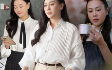 Phương Oanh thăng hạng phong cách, có cả loạt set đồ công sở đẹp mê trong phim mới