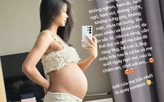 Vóc dáng gây ngỡ ngàng cuối thai kỳ của H'Hen Niê