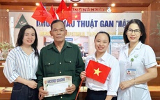 Niềm vui của cựu chiến binh bị u gan trước ngày Quốc khánh 2/9