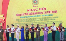 Sắc màu âm nhạc đa quốc gia hội tụ tại Nhạc hội Cảnh sát Thế giới 2025 ở Hà Nội
