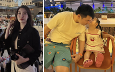 Chồng doanh nhân của Đỗ Mỹ Linh khoe khoảnh khắc con gái cực đáng yêu
