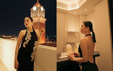 Lệ Quyên đi nghỉ dưỡng cùng Lâm Bảo Châu, khoe lưng trần nuột nà