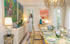 Tái xuất hiếm hoi, nhan sắc 'già tự nhiên' của Hoa hậu Ngọc Khánh gây chú ý