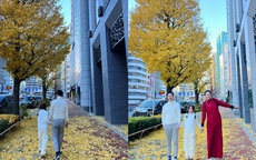 Phan Như Thảo cùng chồng đại gia và con gái đón Tết dương lịch ở Nhật Bản