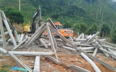 Sau phản ánh của báo chí, công trình xây trái phép trên đất chè Shan Tuyết ở Thái Nguyên bị tháo dỡ