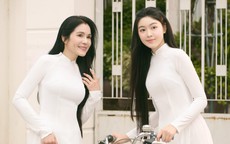 Vợ và con gái MC Quyền Linh gây chú ý