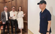 NSND Công Lý về thăm Nhà hát Kịch Hà Nội với diện mạo khỏe khoắn