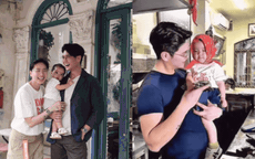 Con gái Ngô Thanh Vân vừa về Việt Nam đã được bố đưa đi 'làm việc', biểu cảm của bé khiến dân mạng thích thú