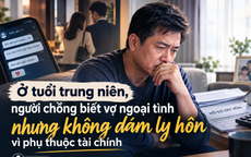 Ở tuổi trung niên không dám li hôn vợ dù biết cô ấy ngoại tình