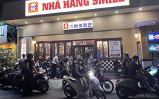 Các quán nướng kín bàn buổi tối kín thực khách dịp lễ 20/10