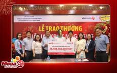 Tìm thấy một người may mắn trúng hơn 31 tỷ đồng Vietlott