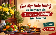 Rằm tháng 9 âm lịch 2026: Giờ đẹp thắp hương và lưu ý quy tắc “2 nên – 3 không” trên ban thờ