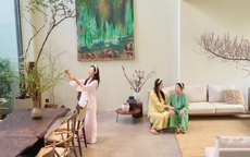 Biệt thự ngập hoa đón Tết của Midu