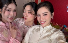 Lương Thùy Linh cùng dàn Hoa hậu xúng xính áo dài, khoe sắc vóc rạng rỡ những ngày cận Tết