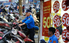 Cảnh tượng khó tin tại nhiều cửa hàng thời trang ở Hà Nội lúc 23h đêm 26 Tết