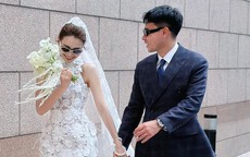 Ảnh cưới của MC Huyền Trang với cầu thủ Đức Huy