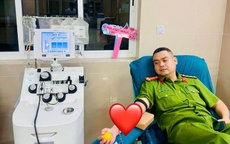 Đại úy Công an hiến tiểu cầu cứu bệnh nhân ung thư qua cơn nguy kịch