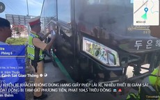 Lái xe không đúng hạng giấy phép, vi phạm nhiều lỗi, tài xế và chủ bị phạt hơn 100 triệu đồng