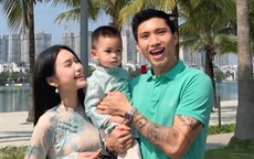Vợ chồng Đoàn Văn Hậu - Doãn Hải My gây chú ý trong ngày đầu năm mới