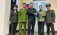 Động vật quý hiếm đi lạc vào vườn nhà dân