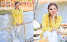 Thanh Thảo trẻ trung với áo bà ba