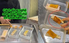 Xôn xao cách dùng nghệ kiểm tra giò chả chứa hàn the