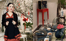 Tết tràn vào biệt thự 1.000m2 của Hoa hậu '34 năm không có người kế vị'